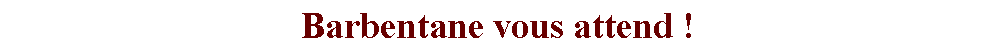 Zone de Texte: Barbentane vous attend !